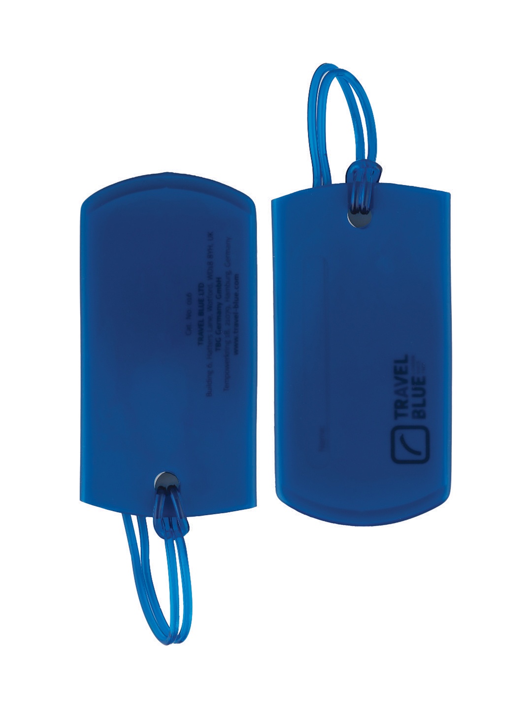 

Travel Blue Set of 2 Blue Jelly Luggage Tags