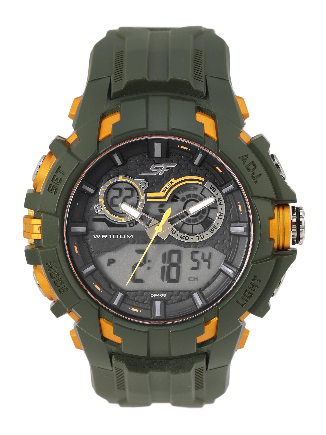 

Sonata Men Multi Function Analogue and Digital Watch NK77045PP05, Grey