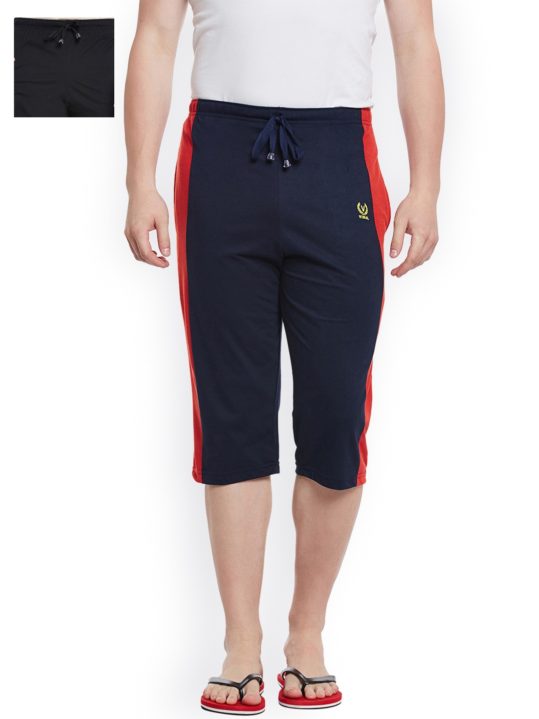 

MACK JONNEY Men Set of 2 Lounge Shorts C1B_C7N_02, Black