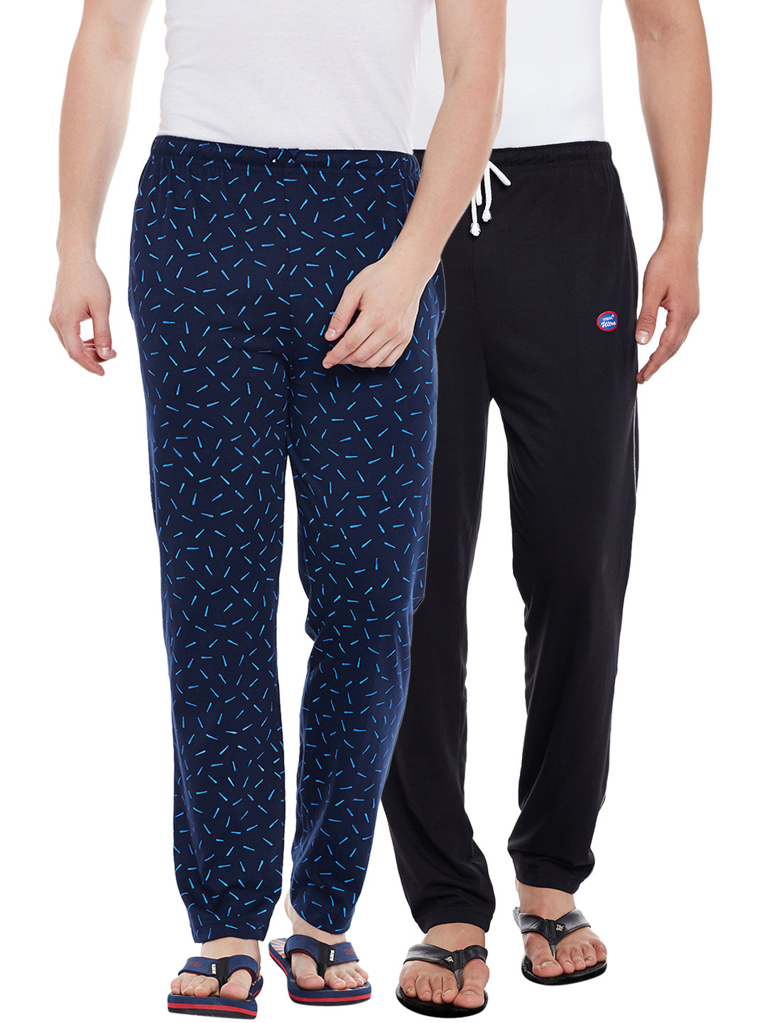 

VIMAL JONNEY Men Pack Of 2 Track Pants D1B_D1PRT3N_002, Black