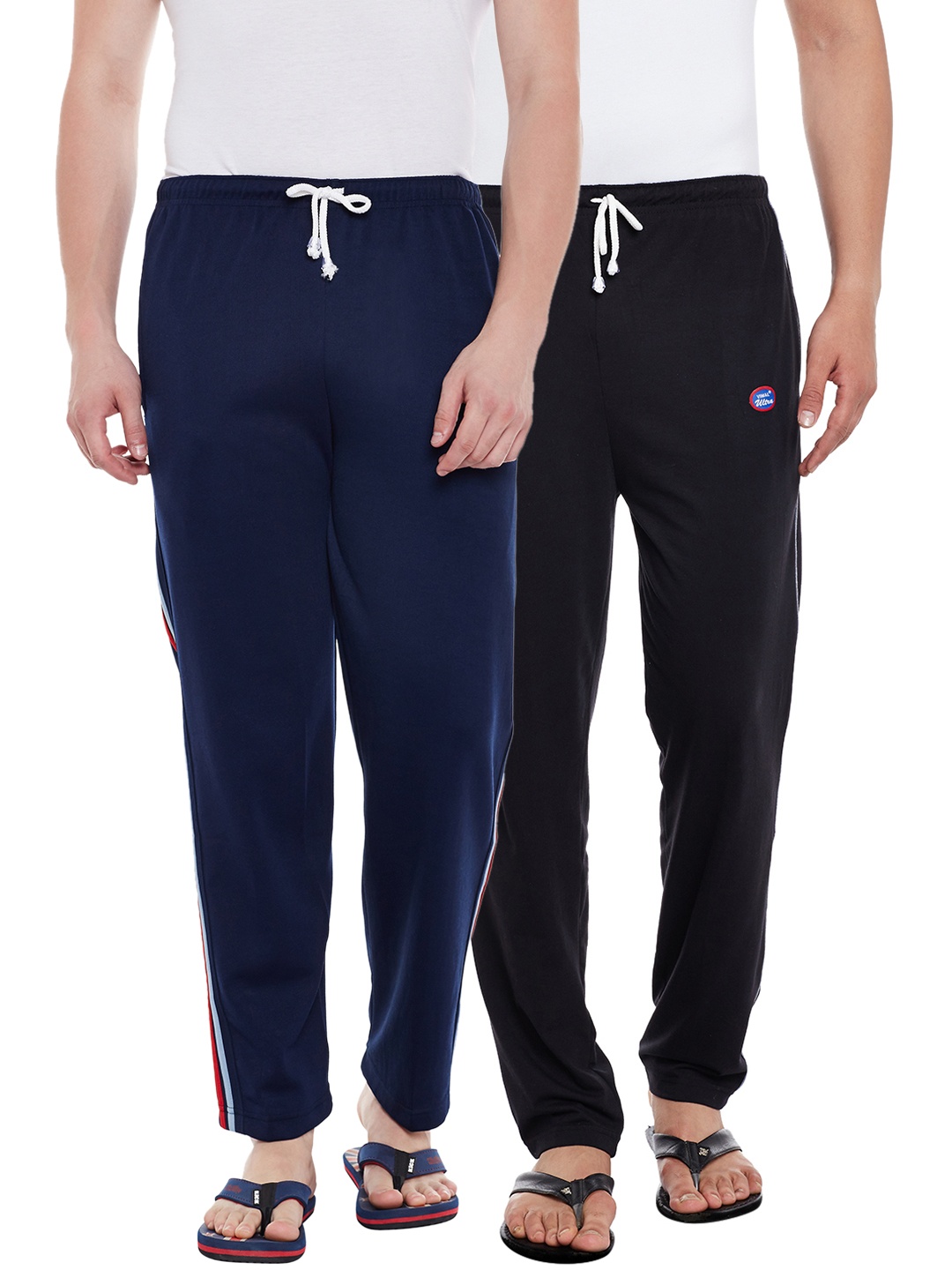 

VIMAL JONNEY Men Pack Of 2 Track Pants D1B_D6N_002, Black