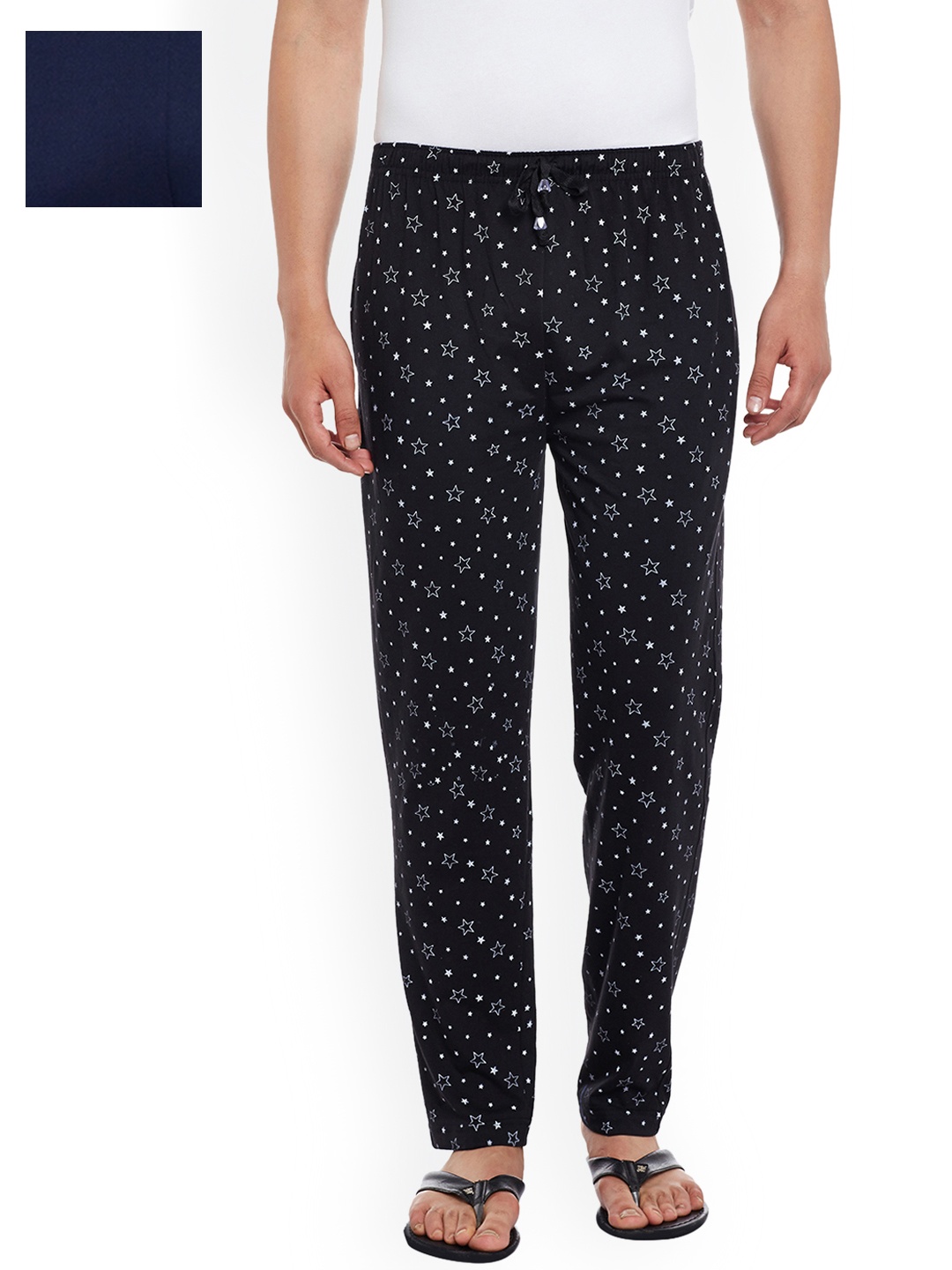 

VIMAL JONNEY Men Pack of 2 Lounge Pants D6ND1PRT1B_02, Navy blue