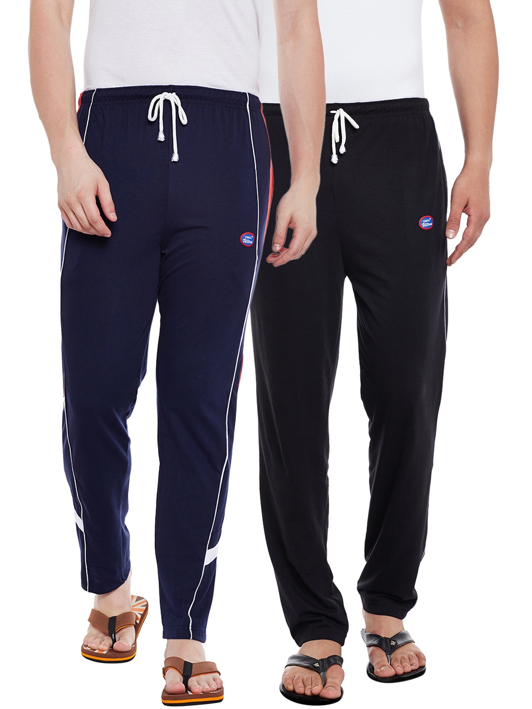 

VIMAL JONNEY Men Pack Of 2 Track Pants D1B_D7N_002, Black