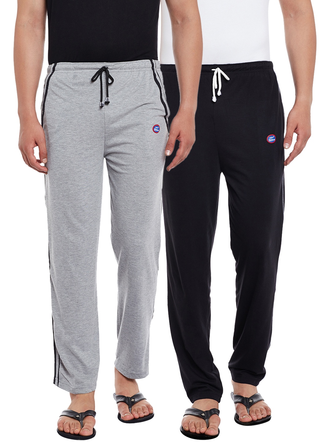 

VIMAL JONNEY Men Pack Of 2 Track Pants D1B_D5M_002, Black