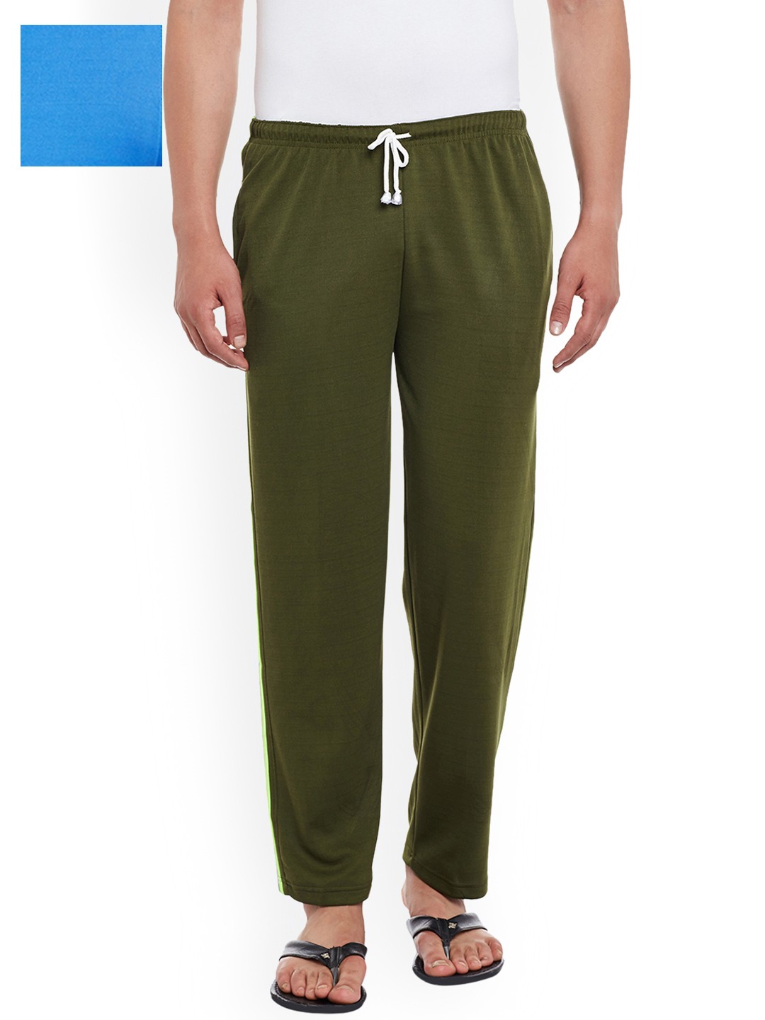 

VIMAL JONNEY Men Pack of 2 Lounge Pants D6OLV_D6SKY_02, Olive