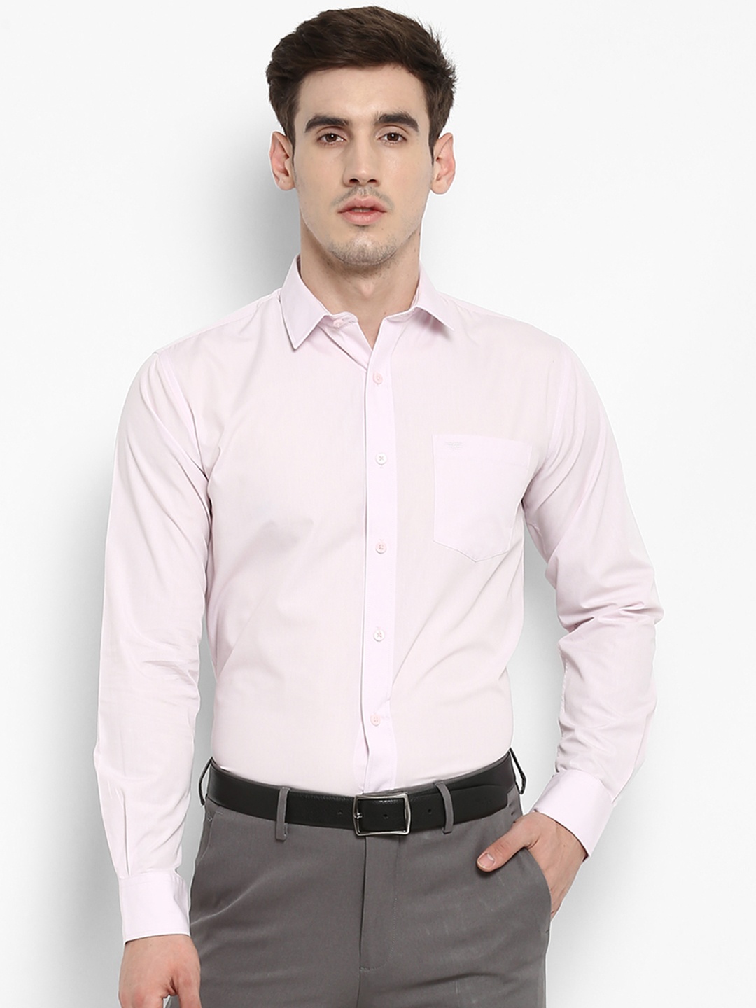 

Red Tape Men Pink Regular Fit Solid Formal Shirt