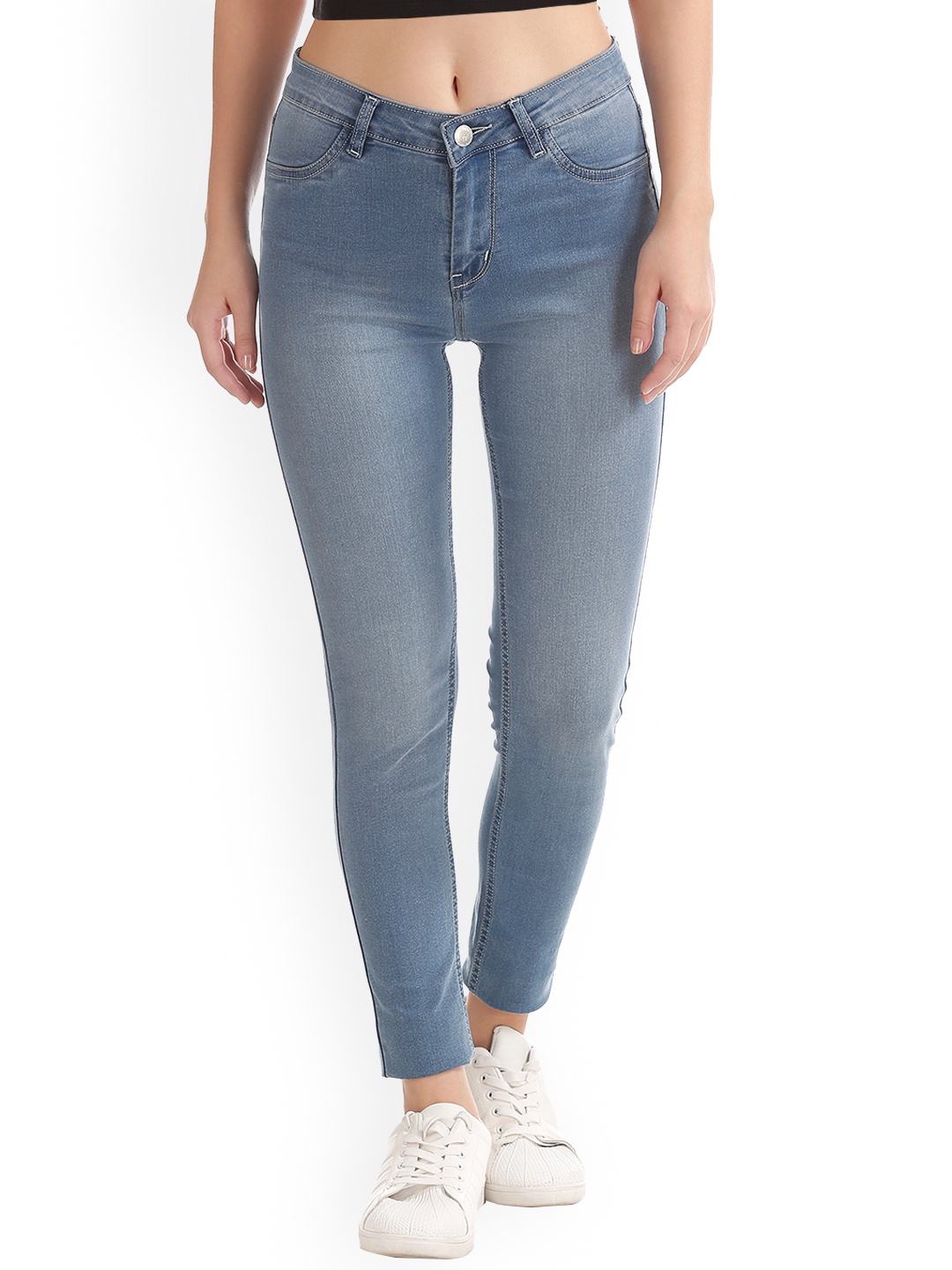 

Flying Machine Women Blue Slim Fit Mid-Rise Clean Look Jeans
