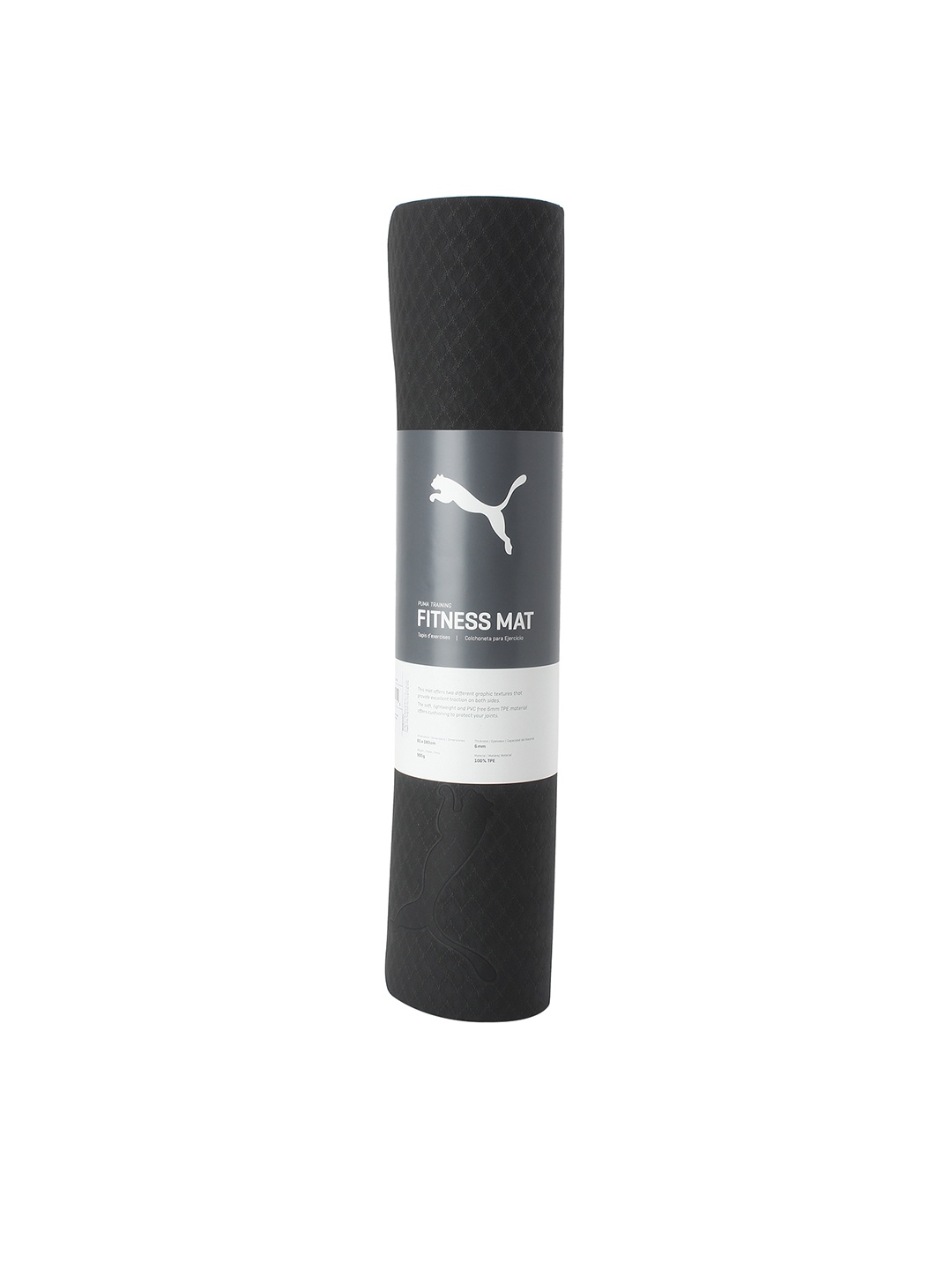 

PUMA Unisex Grey Textured TR Fitness Yoga Mat