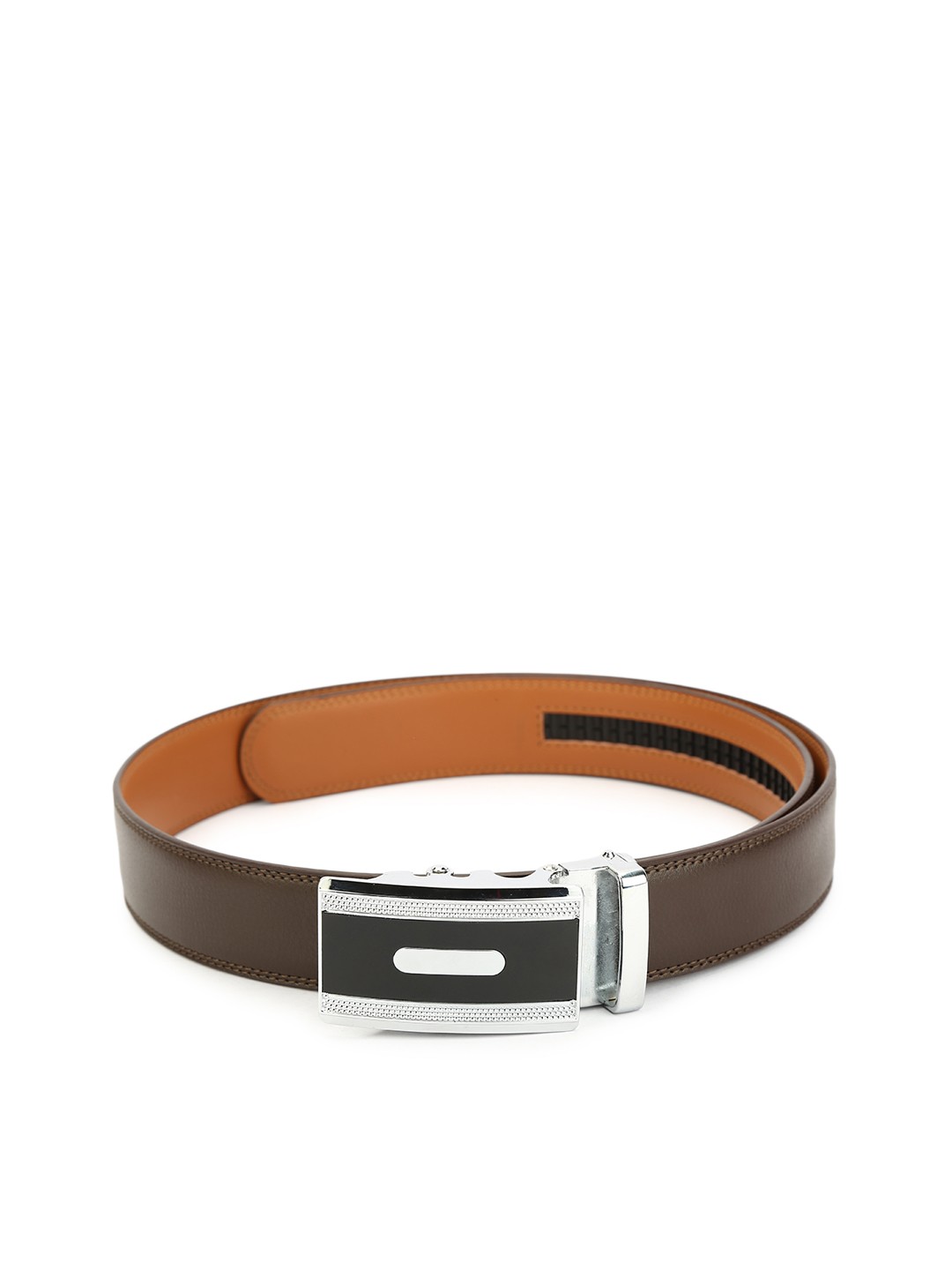 

Pacific Gold Men Brown Leather Wallet & Belt