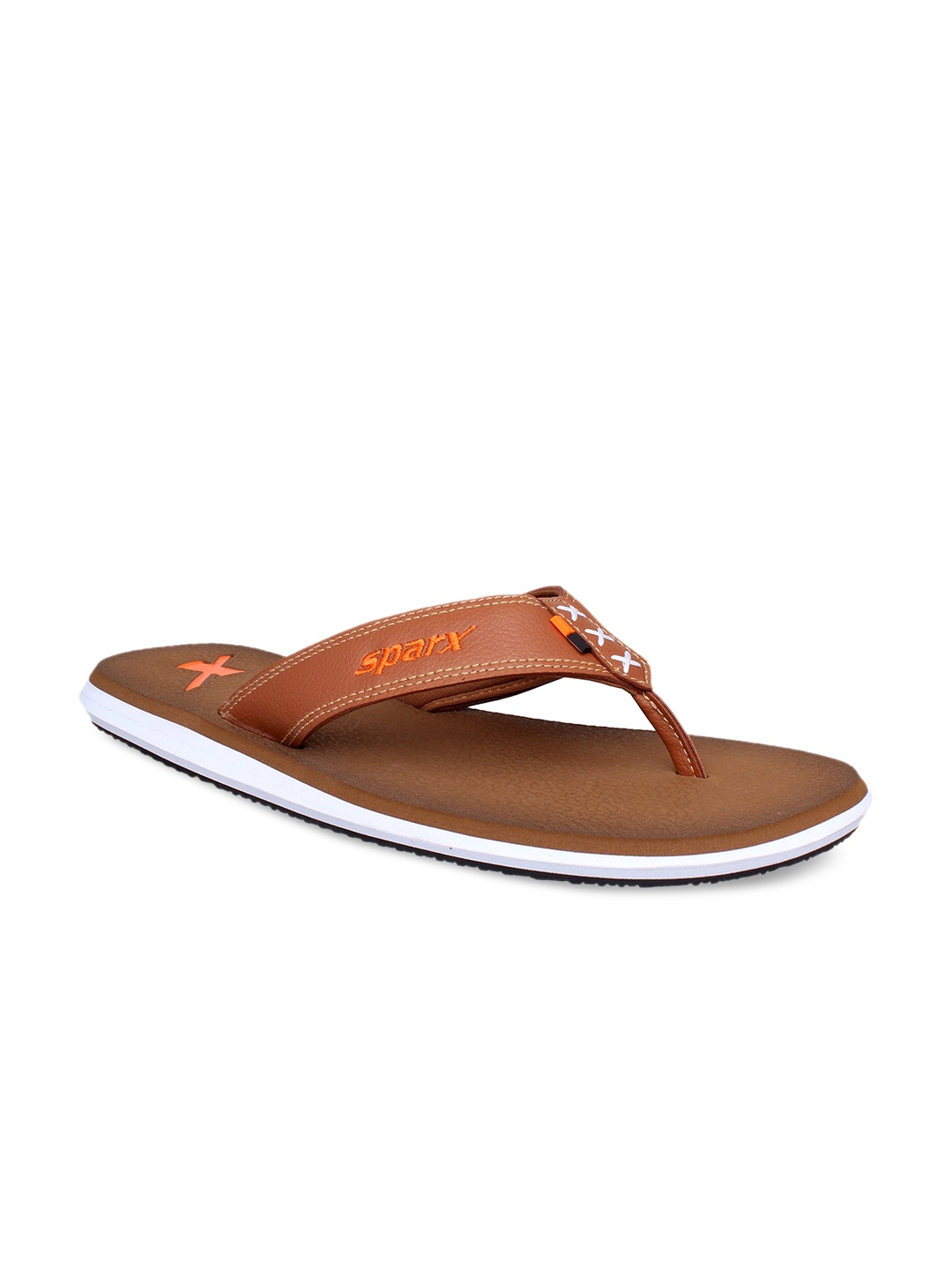 

Sparx Men Tan Solid Thong Flip-Flops