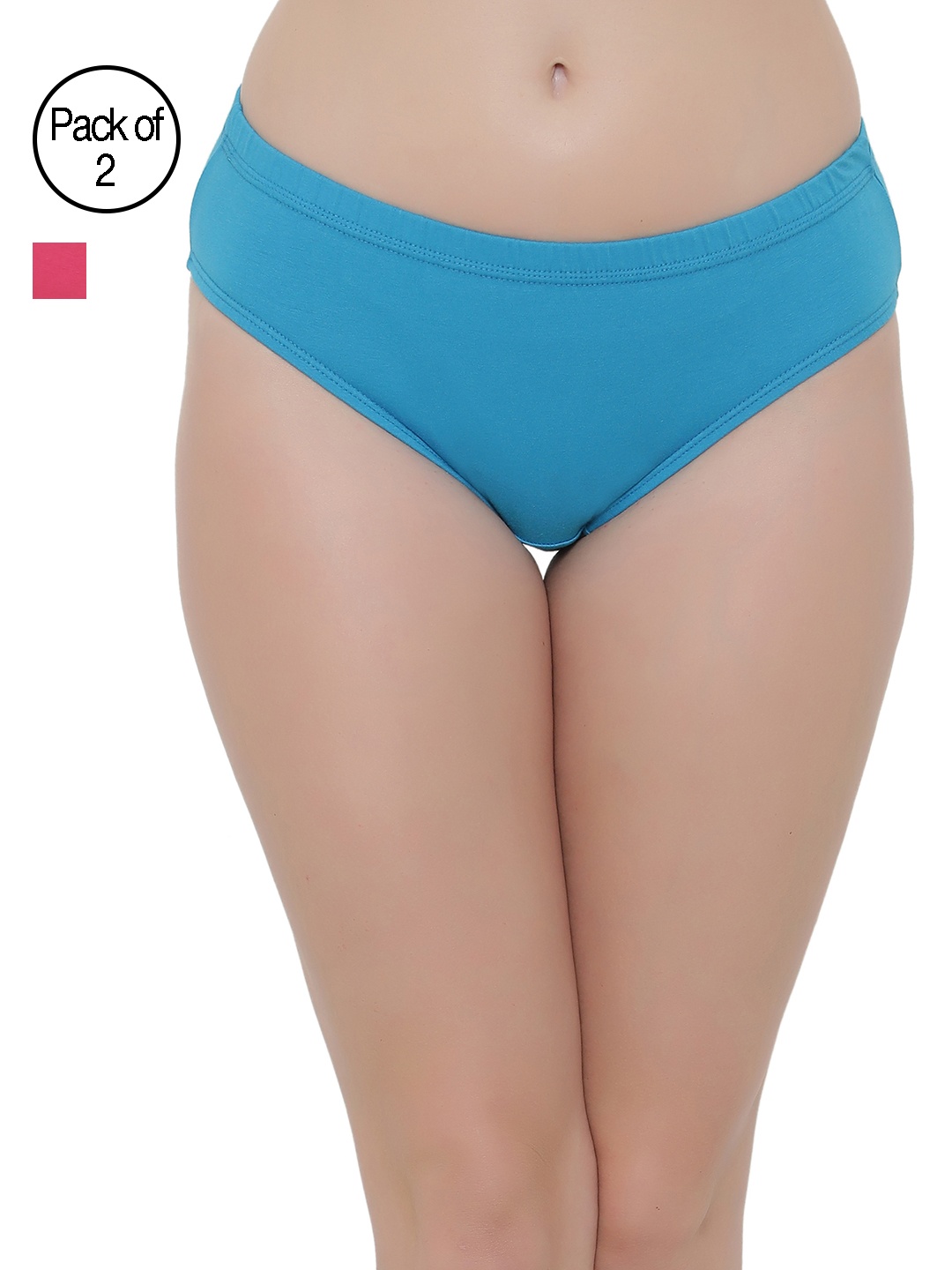 

Clovia Women Pack of 2 Briefs COMPNC352XL, Blue