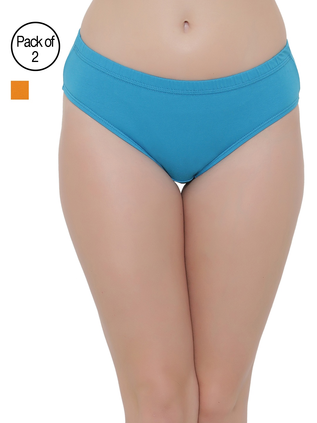 

Clovia Women Pack of 2 Briefs COMPNC351XL, Blue