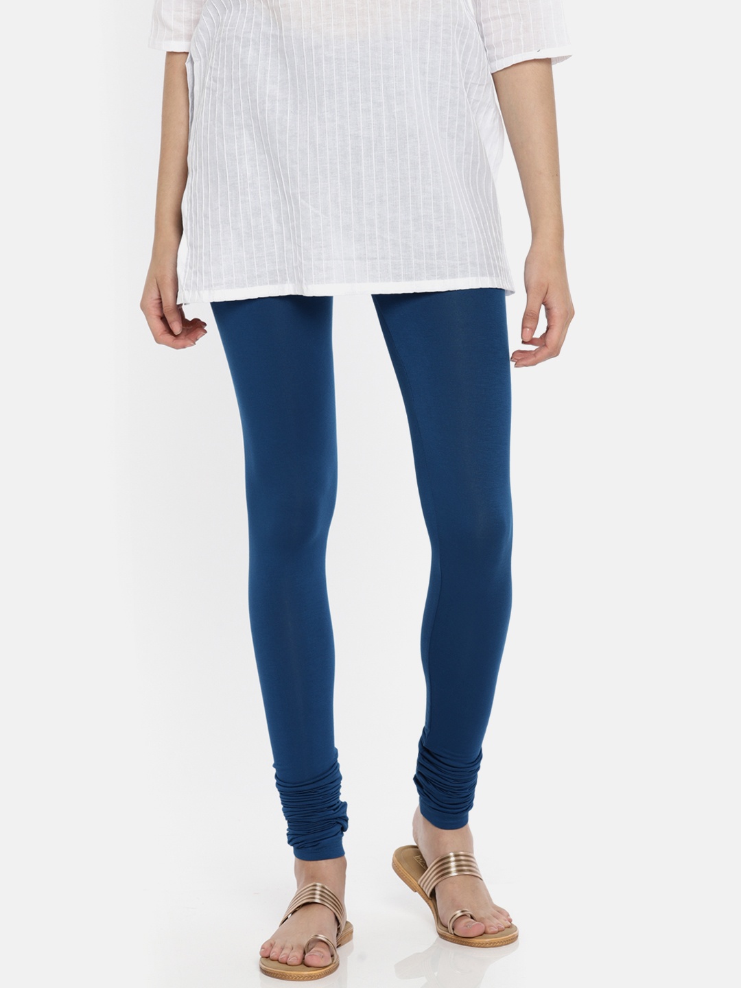 

Melange by Lifestyle Women Blue Churidar Leggings