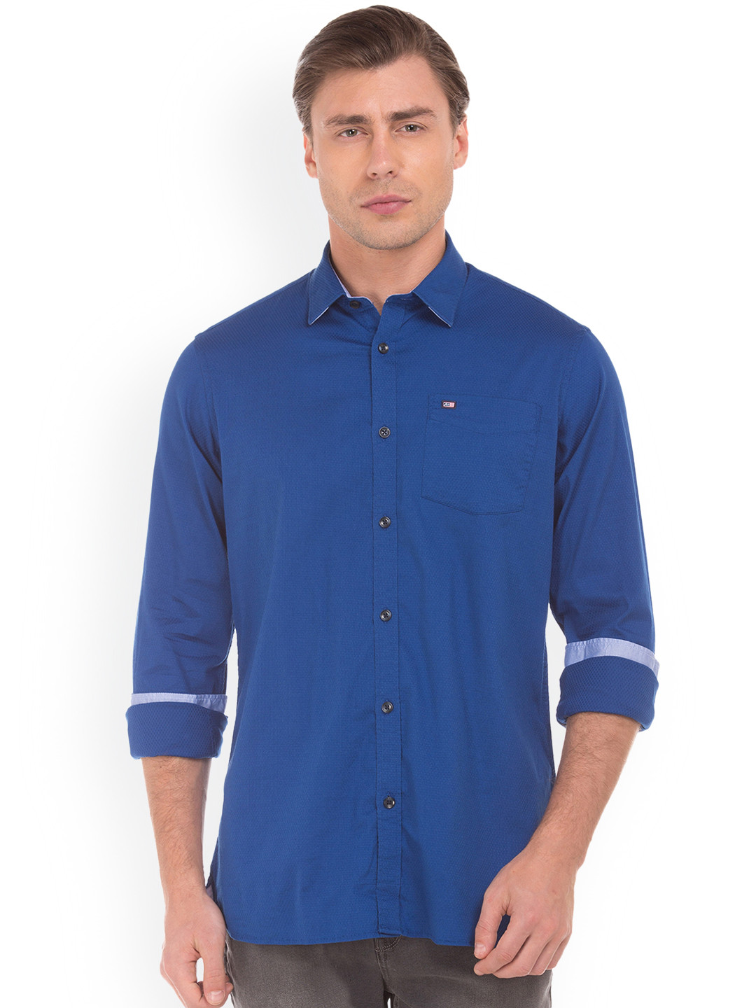 

Arrow Sport Men Blue Slim Fit Solid Casual Shirt
