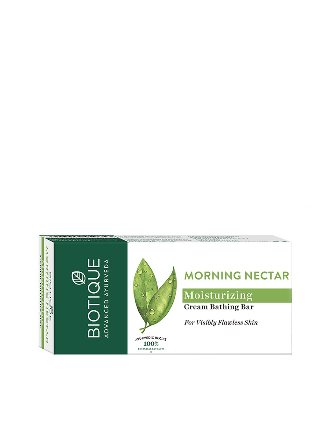 

Biotique Morning Nectar Moisturizing Cream Bathing Bar with Almond - 150 g, White