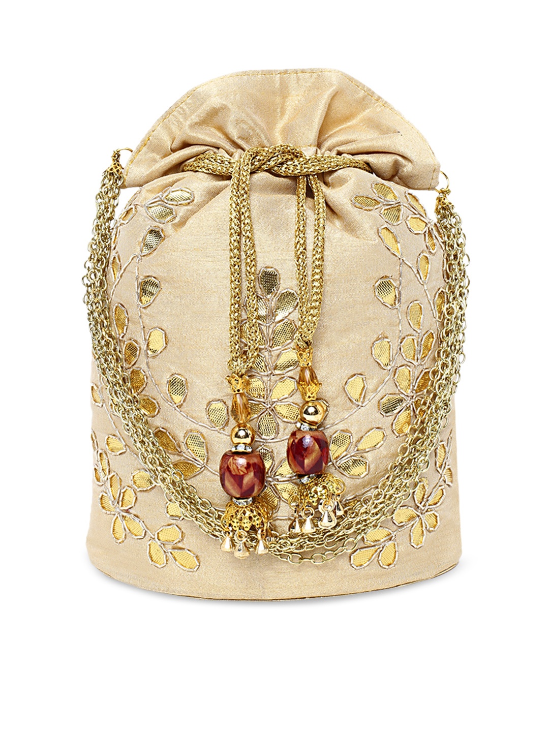 

Tarini Nirula Gold-Toned Embellished Potli