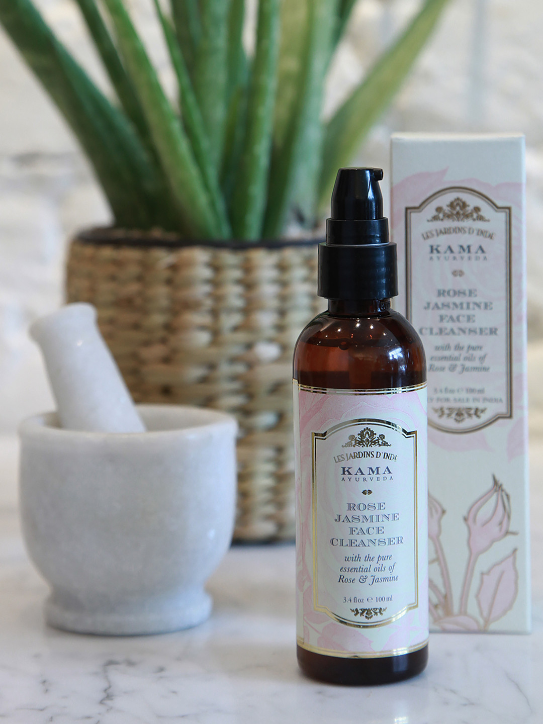 

KAMA AYURVEDA Unisex Rose Jasmine Face Cleanser 100 ml, Cream