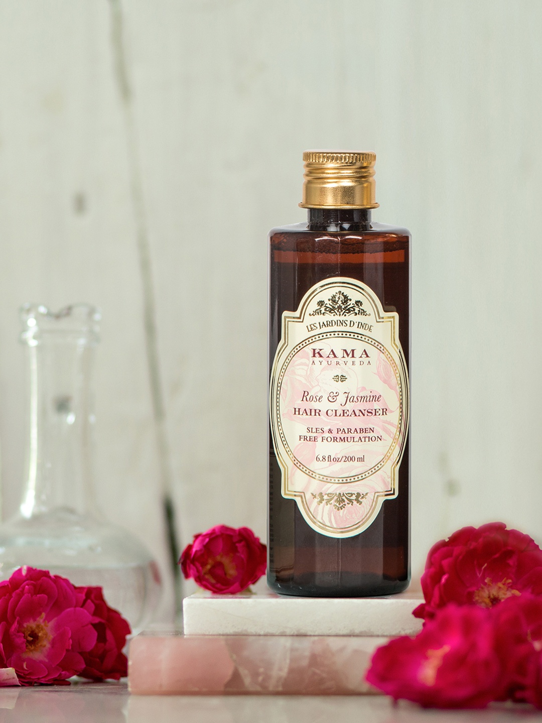 

KAMA AYURVEDA Unisex Rose Jasmine Hair Cleanser 200 ml, Brown