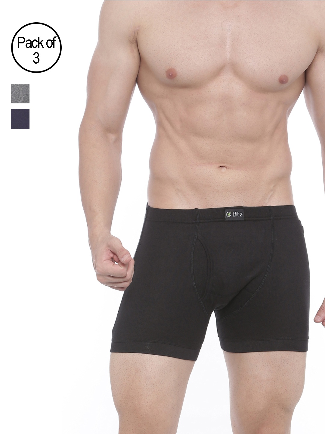 

Bitz Men Pack of 4 Assorted Basic Briefs ECX004