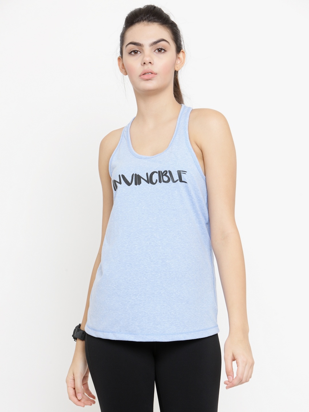 

Invincible Women Workout Tank Top, Blue