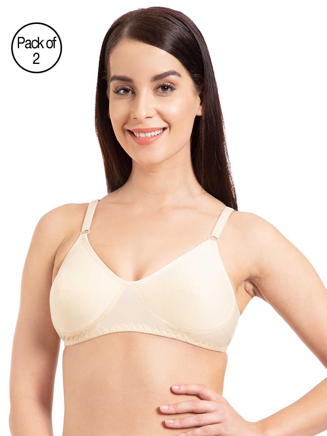 

Tweens Beige Pack of 2 Non Padded Everyday Bras TW294