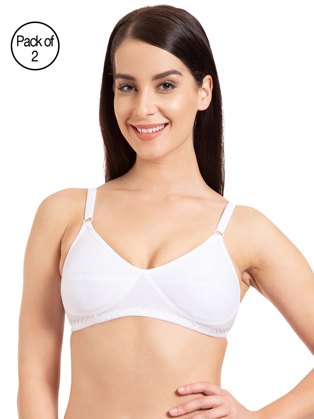 

Tweens White Pack of 2 Non Padded Everyday Bras TW294-2PC-WH