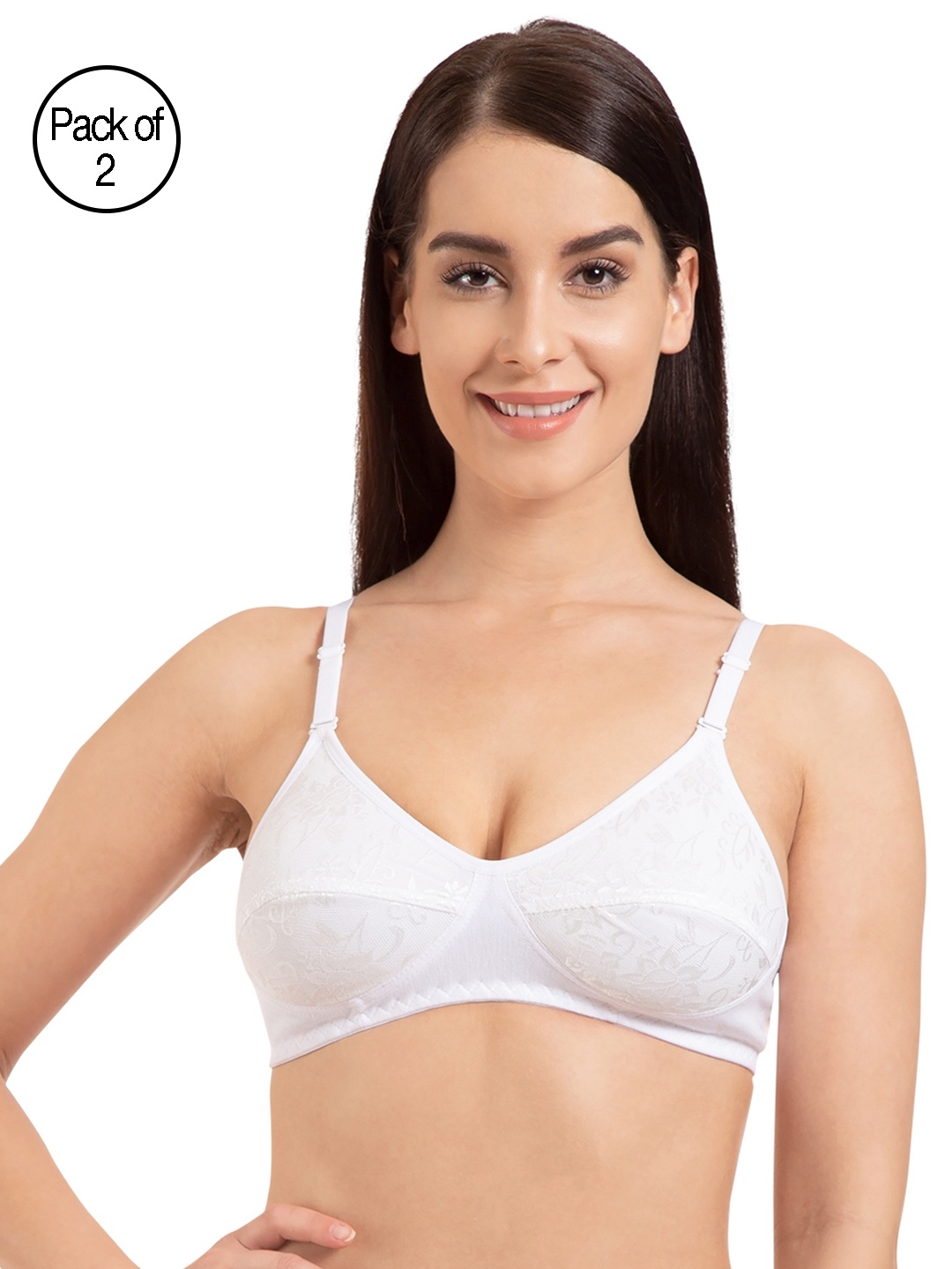 

Tweens Women White Pack of 2 Everyday Bras TW287