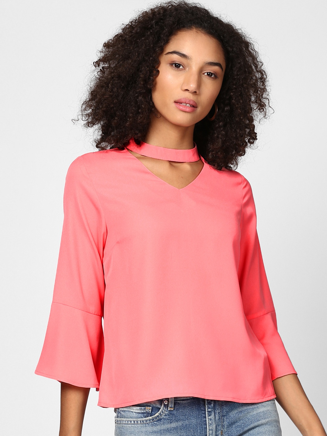 

Harpa Women Pink Solid Top