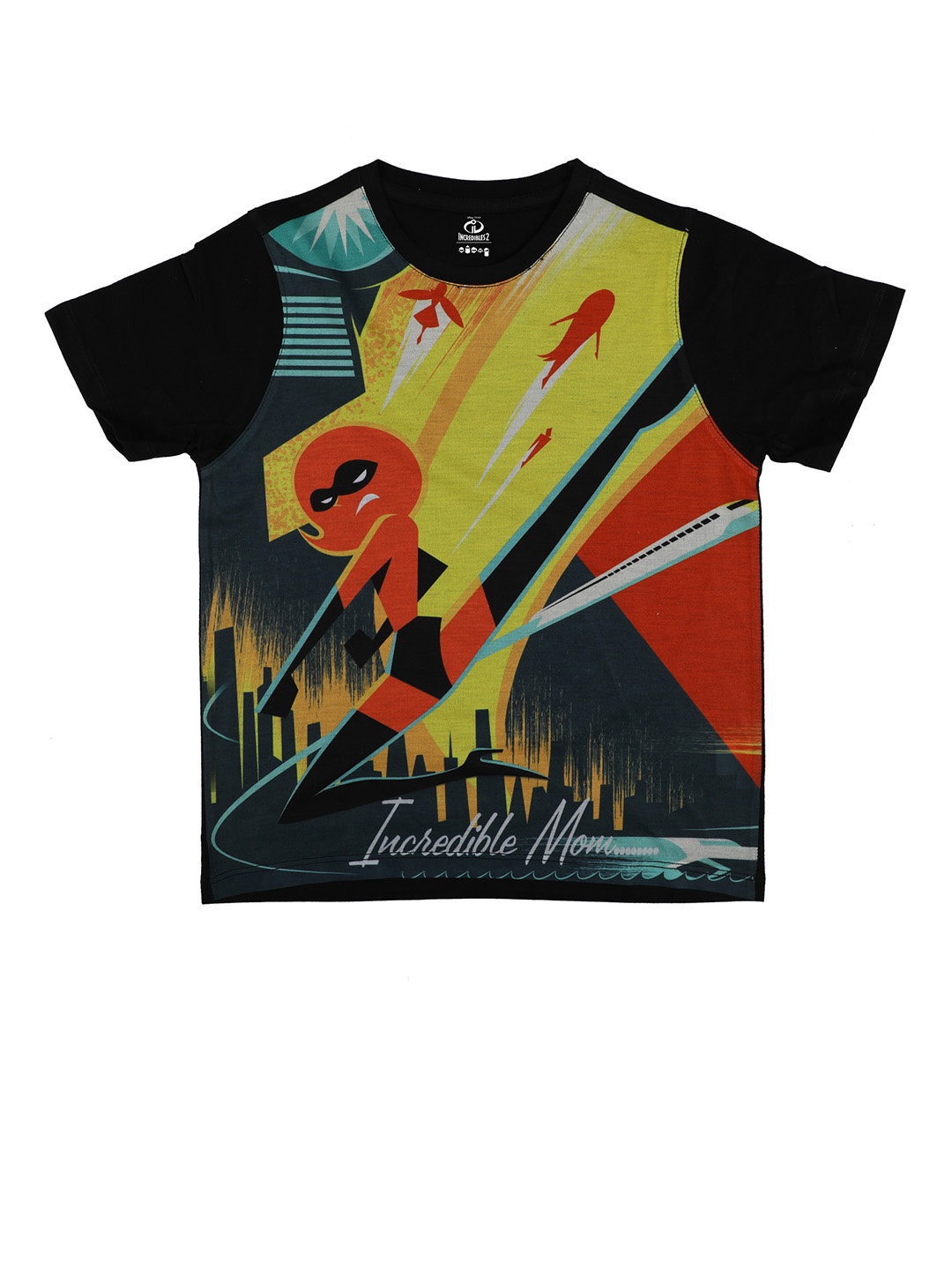 

Disney by Wear Your Mind Multicoloured Printed Round Neck T-shirt, Multi