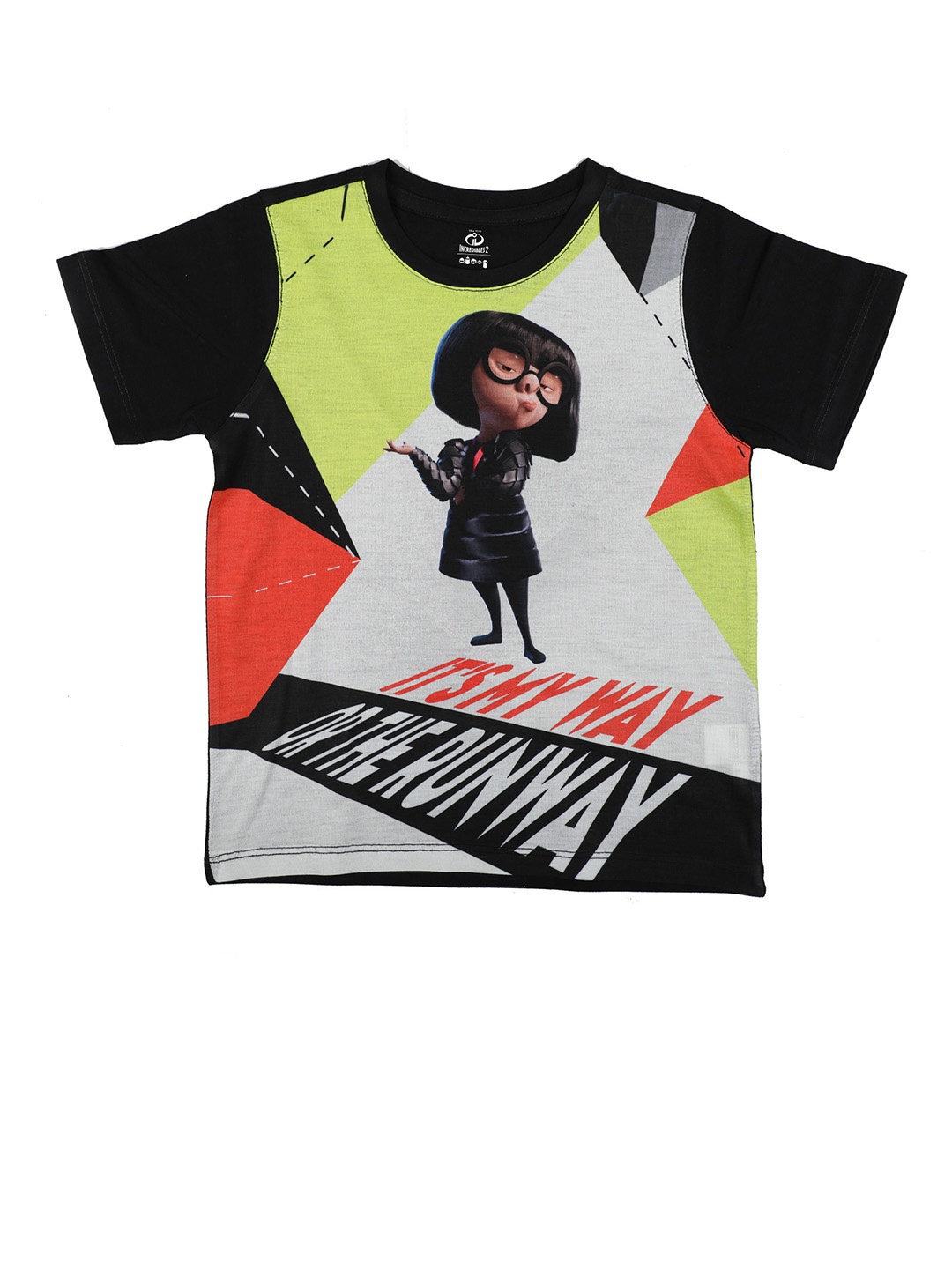 

Disney by Wear Your Mind Multicoloured Printed Round Neck T-shirt, Multi