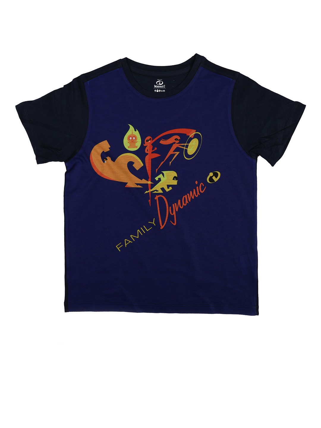 

Disney by Wear Your Mind Navy Blue Printed Round Neck T-shirt