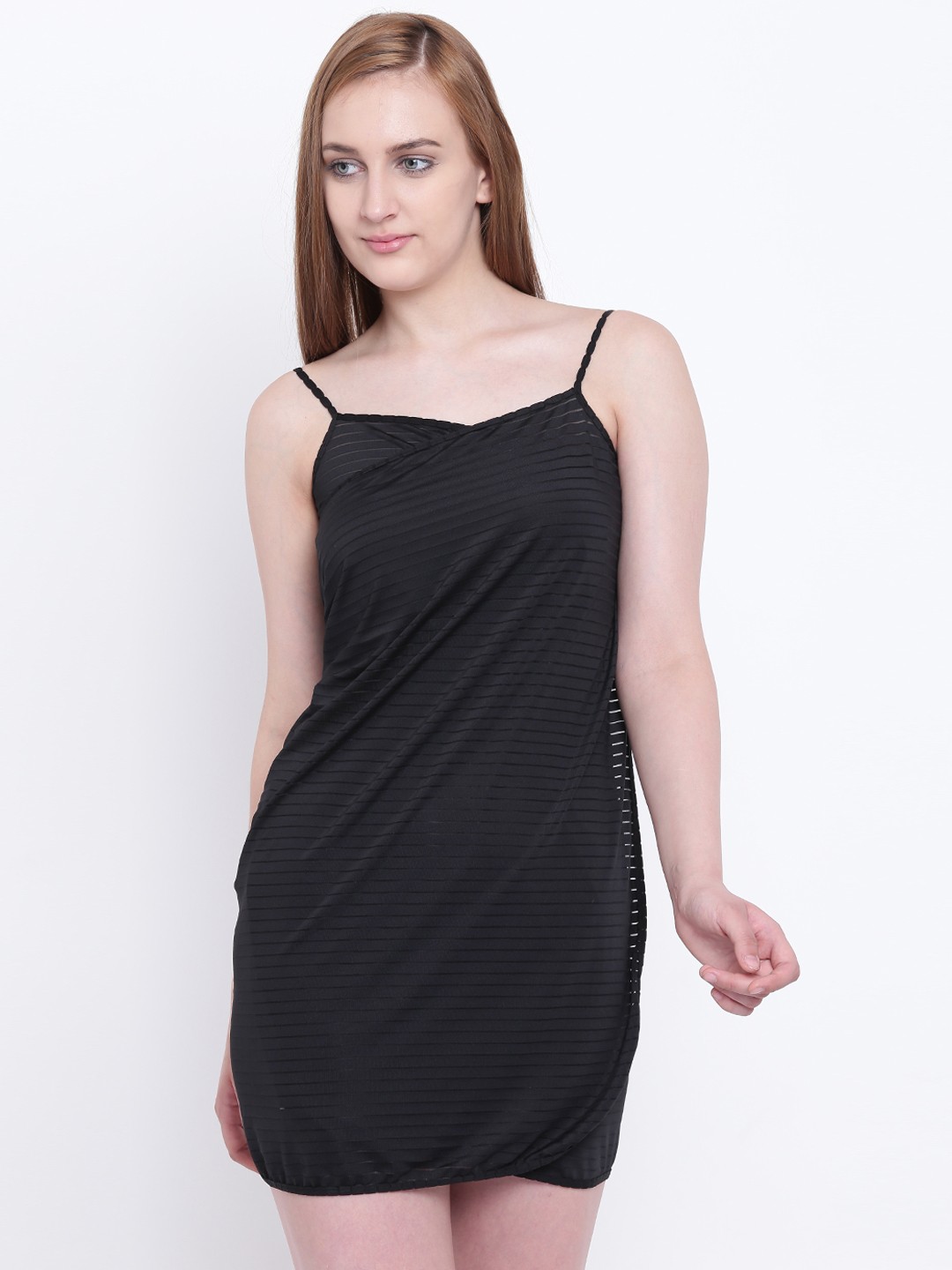 

La Intimo Black Self design Sarong LIFWP01BK0