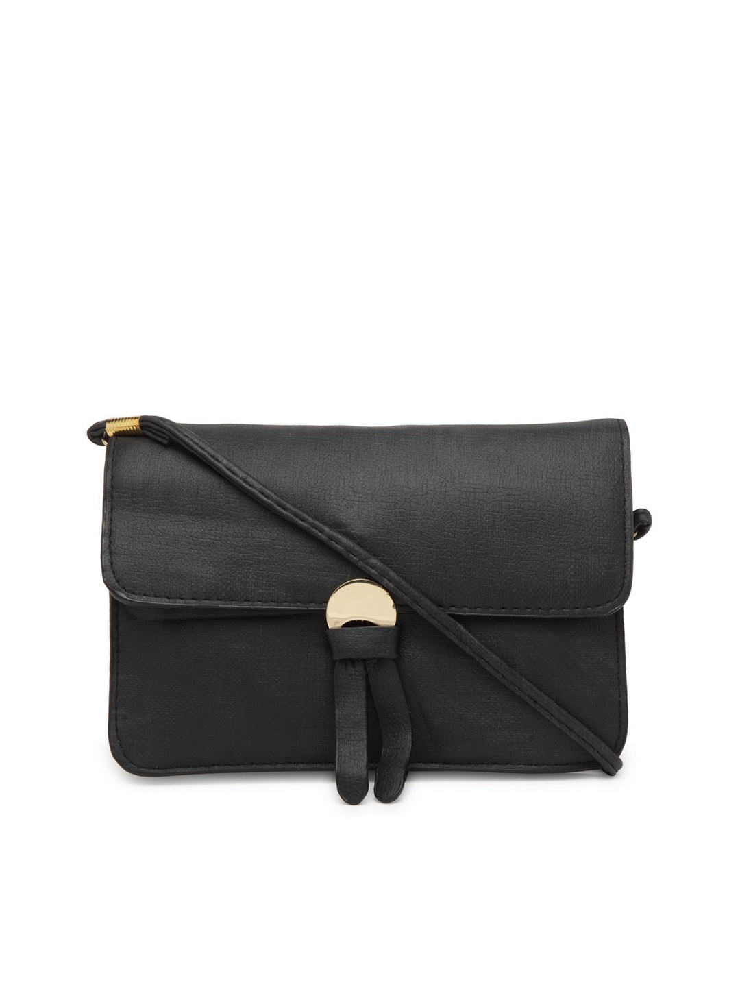 

Moedbuille Black Solid Sling Bag