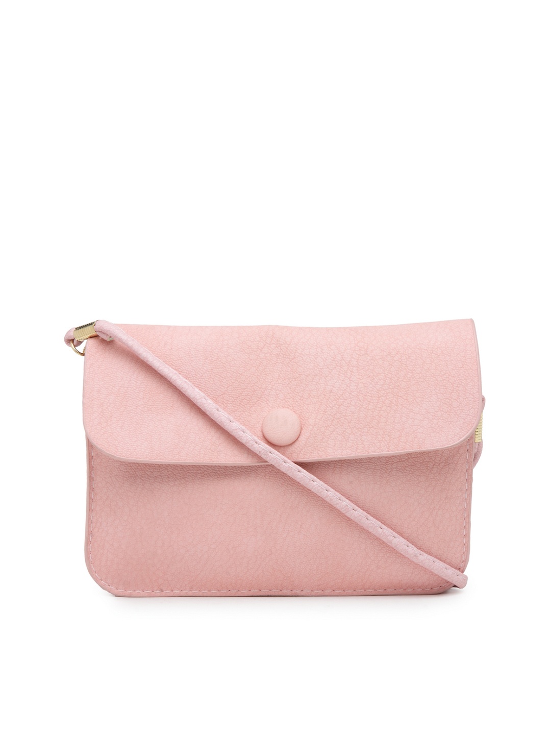 

Moedbuille Pink Solid Sling Bag