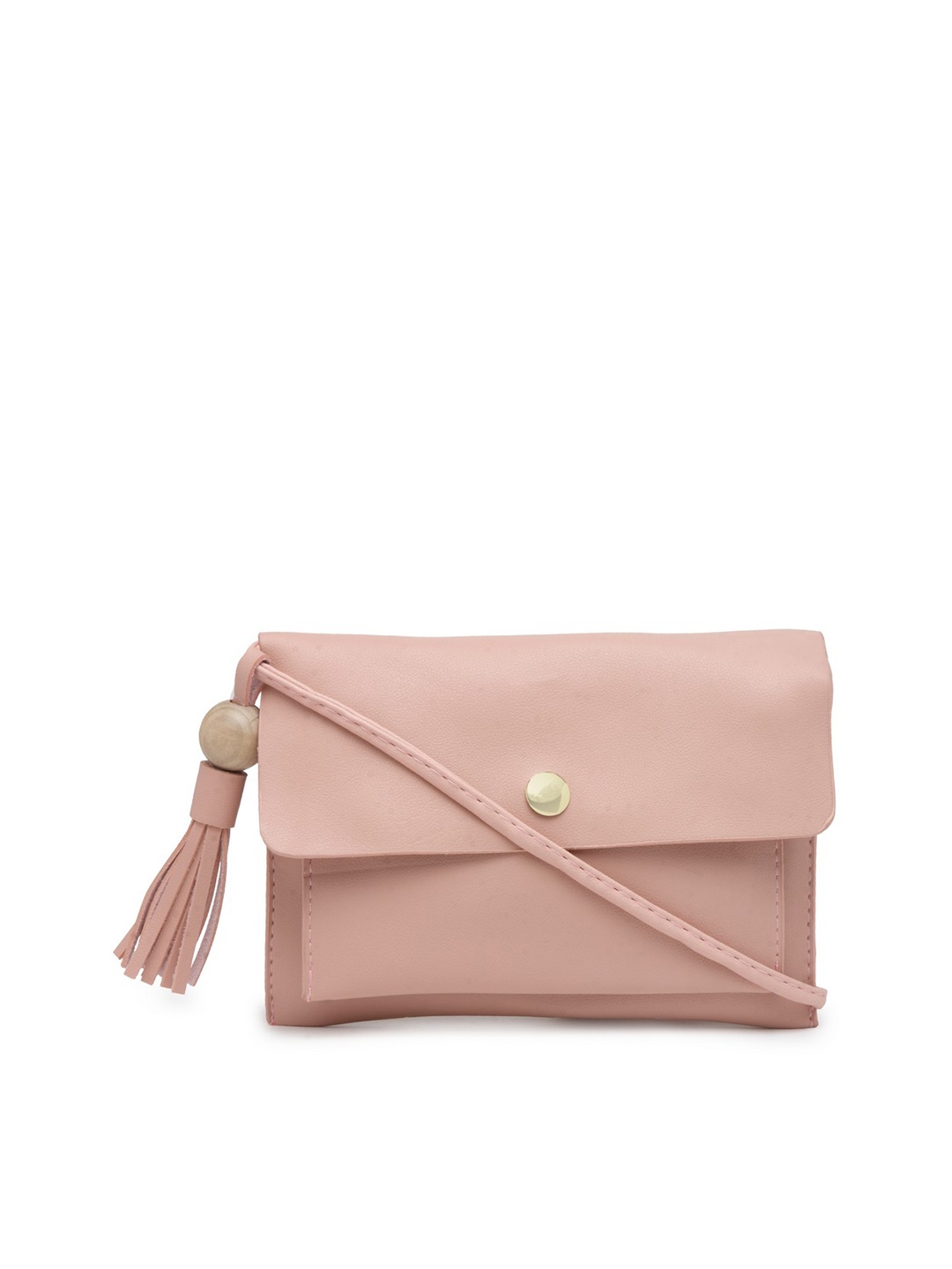 

Moedbuille Pink Solid Sling Bag