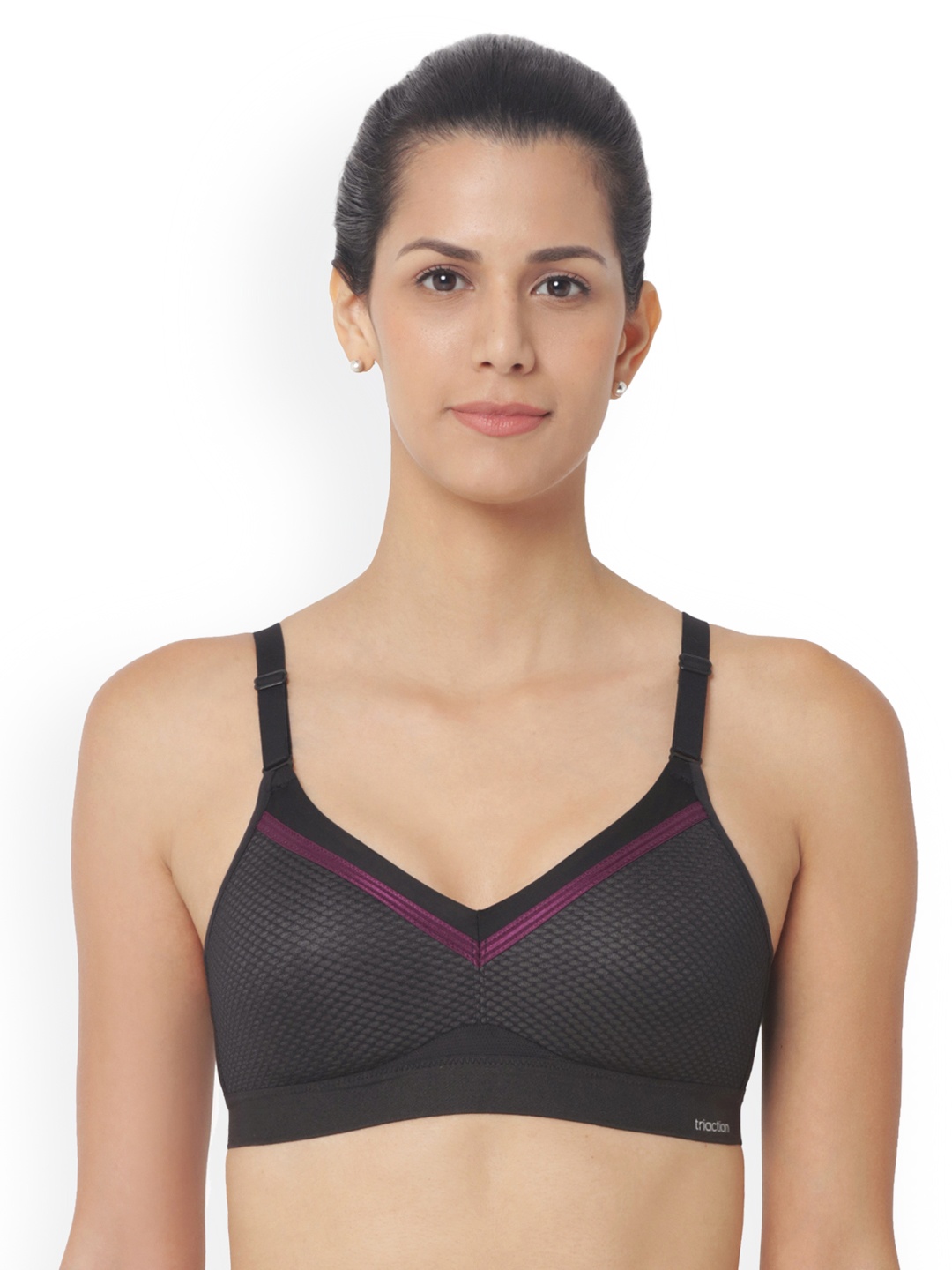 

Triumph Triaction Free Motion Wireless Non Padded High Bounce Control Big-Cup Sports Bra, Black