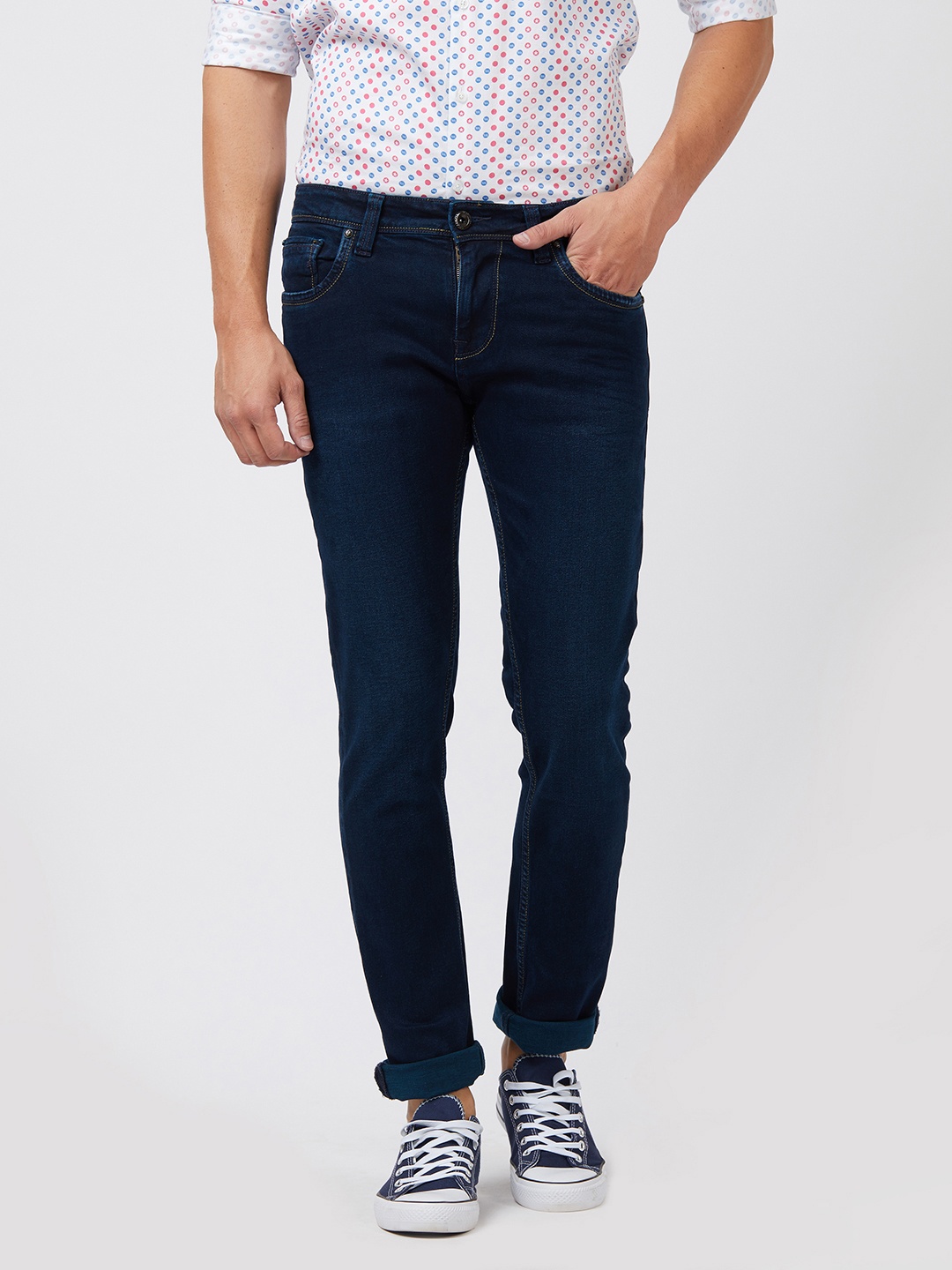 

Lawman pg3 Men Blue Slim Fit Mid-Rise Clean Look Jeans