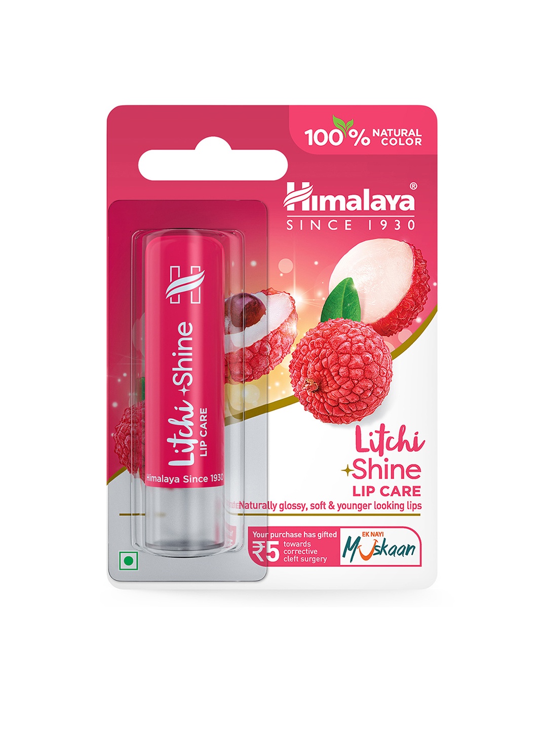 

Himalaya Litchi Shine Lip Care 4.5 g, Pink