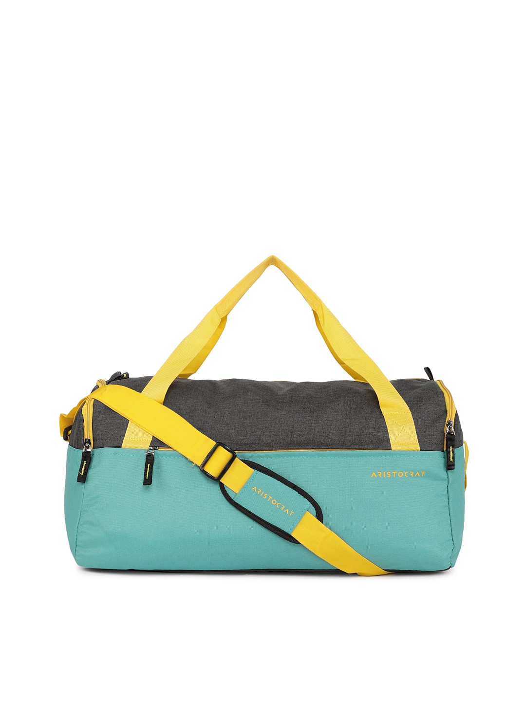 

Aristocrat Unisex Sea Green & Grey SWISH 52 Colourblocked Cabin Duffel Bag