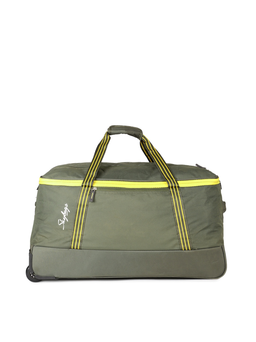 

Skybags Unisex Olive Green Boom 69 Medium Trolley Duffle Bag