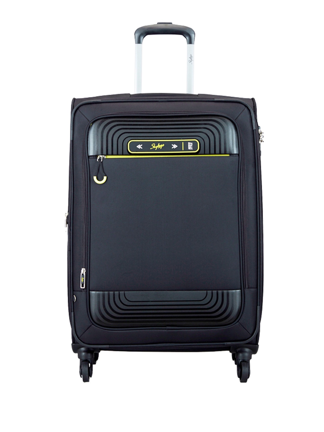 

Skybags Unisex Black Solid QUARTZ Medium Trolley Bag