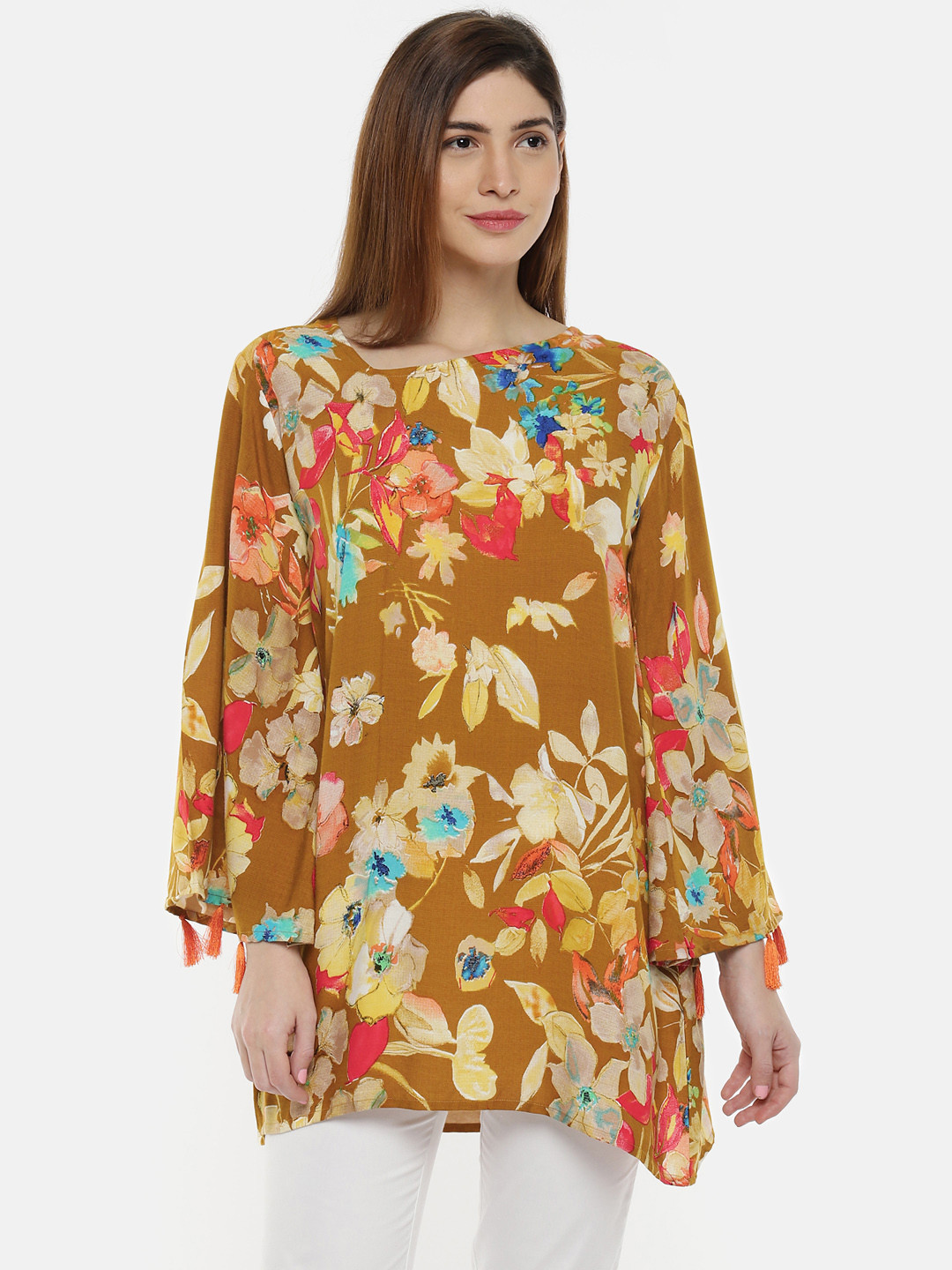 

shiloh Women Brown Printed Top