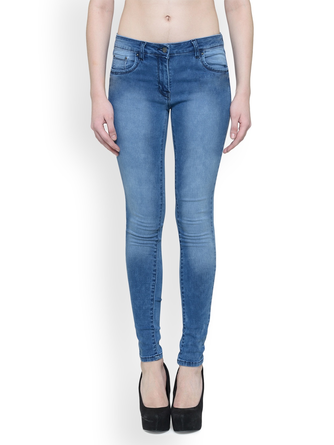 

Westwood Women Blue Skinny Fit Mid-Rise Clean Look Stretchable Jeans