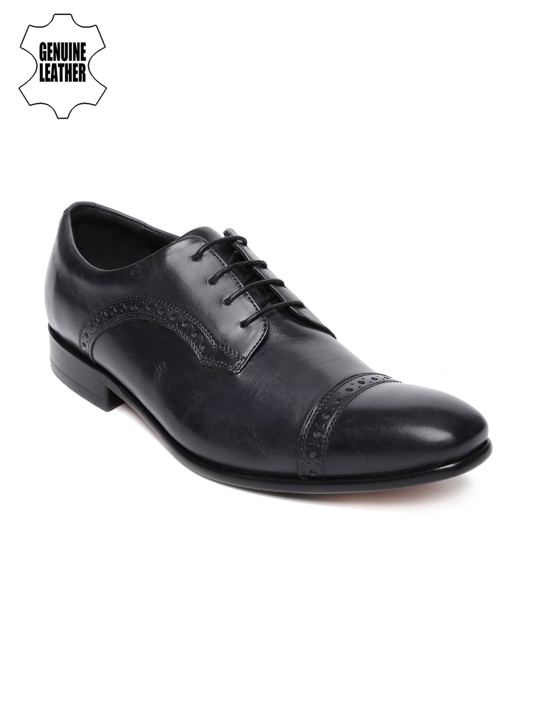 

Language Men Navy Genuine Leather Formal Derbys, Navy blue