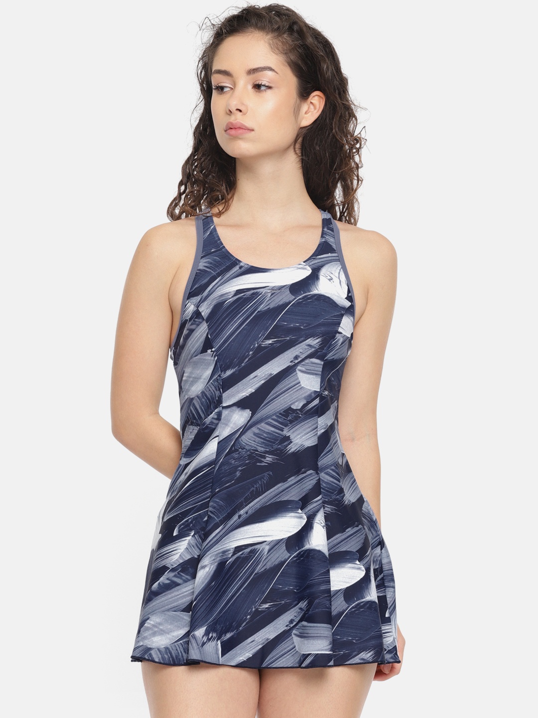 

Speedo Blue Printed Bodysuit 808876C234