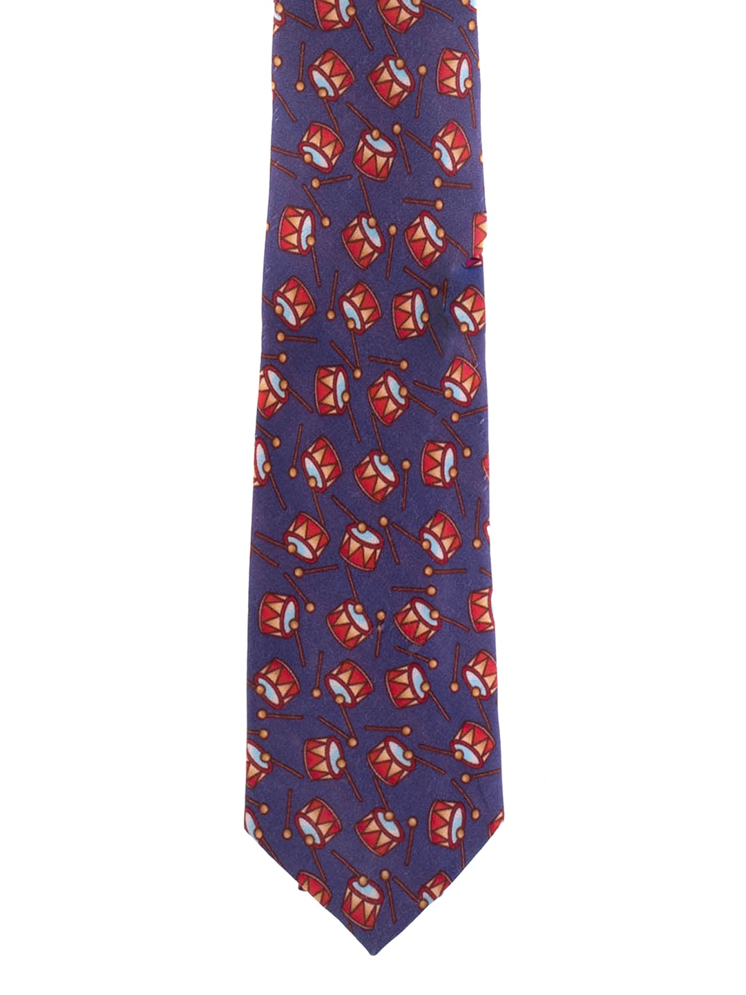 

The Tie Hub Purple Drums Printed Skinny Tie