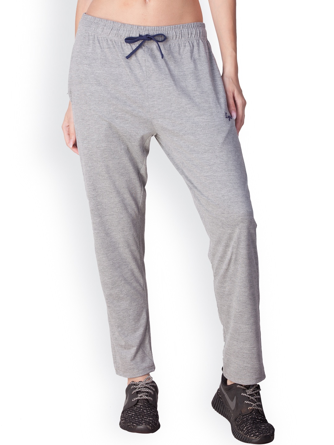 

LYRA Women Grey Solid Track Pants