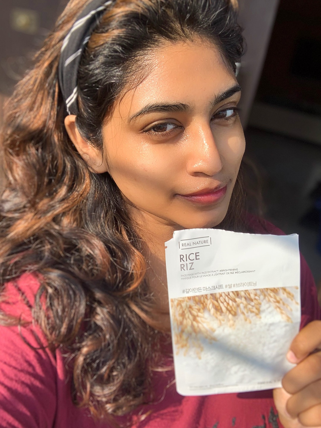 

The Face Shop Real Nature Brightening Rice Face Mask, White