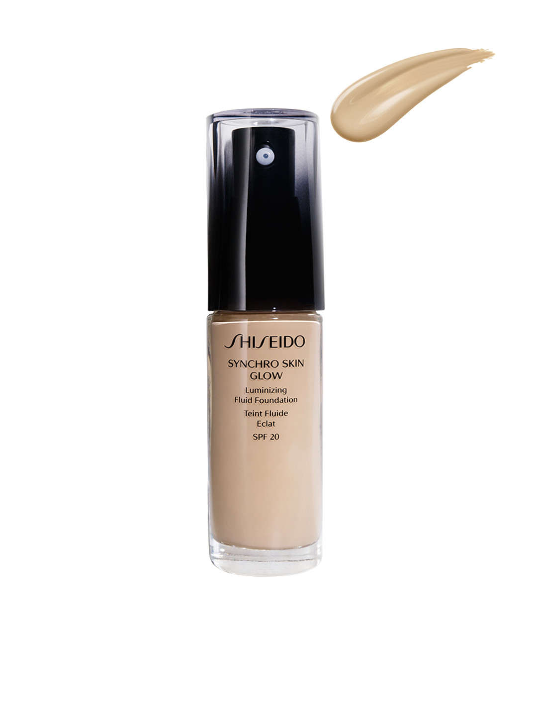 

SHISEIDO Synchro Skin Glow SPF 20 Golden 2 Luminizing Liquid Foundation 30ml, Nude