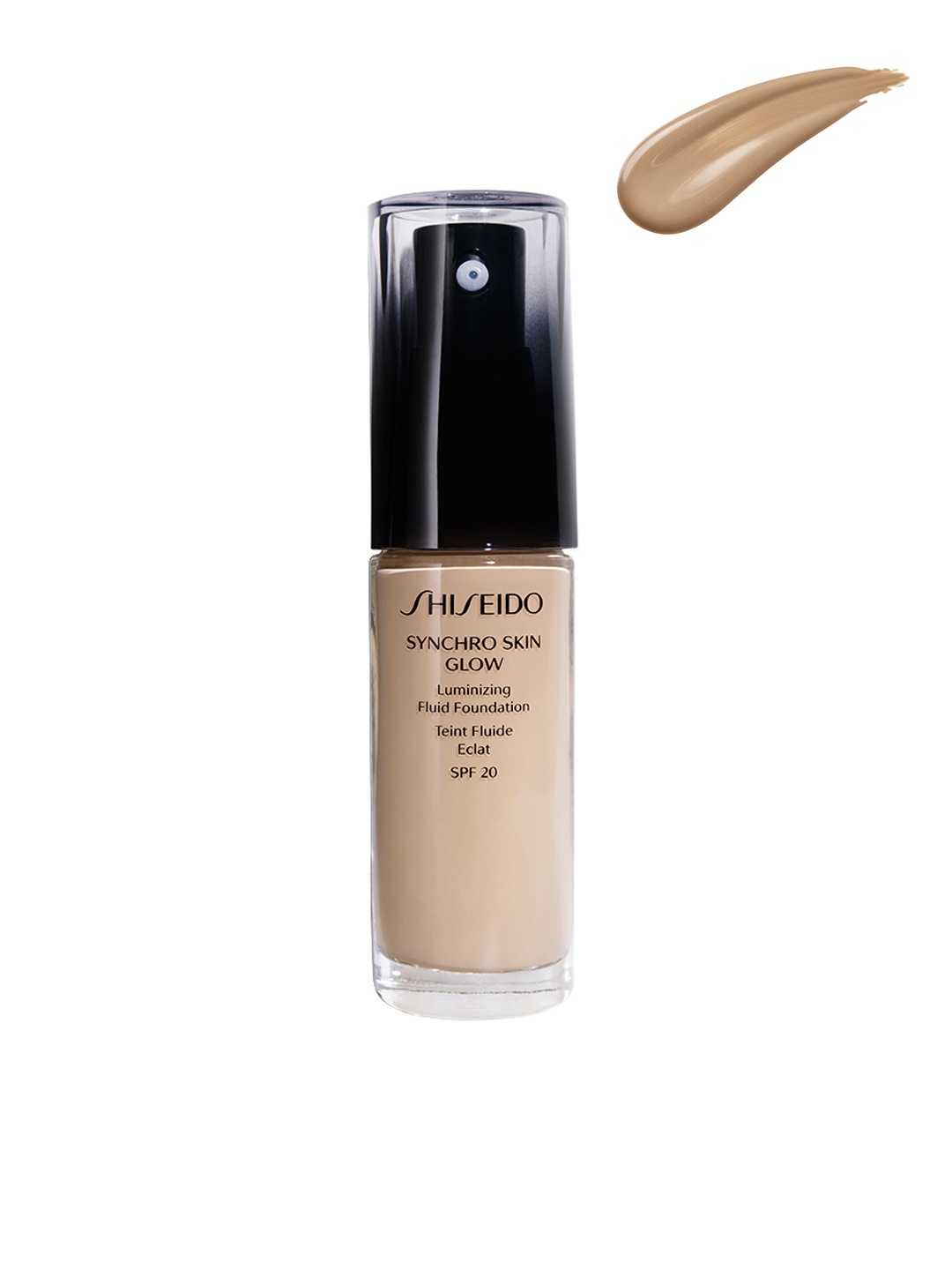 

SHISEIDO Syncro Skin Glow SPF 20 Neutral 4 Luminizing Fluid Foundation 30ml, Nude